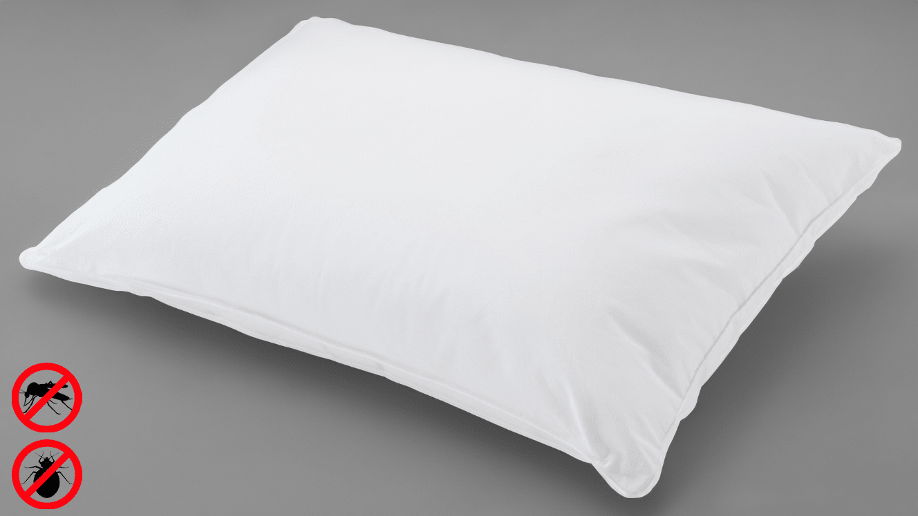 Oreiller 45x70 blanc anti-moustiques / anti-punaises