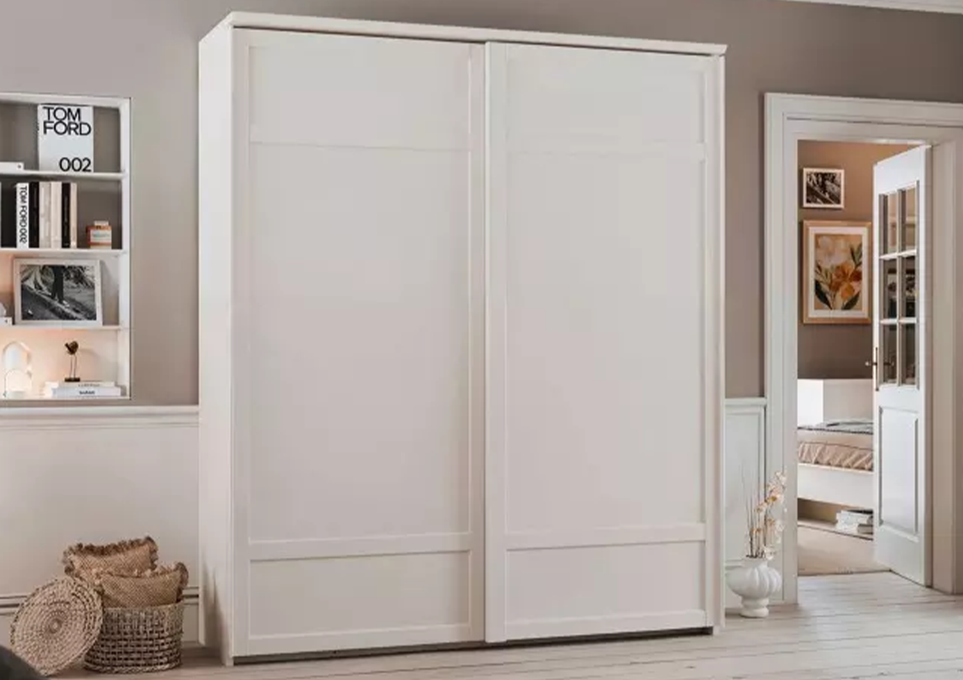 Beaumont - Armoire 2 portes coulissantes