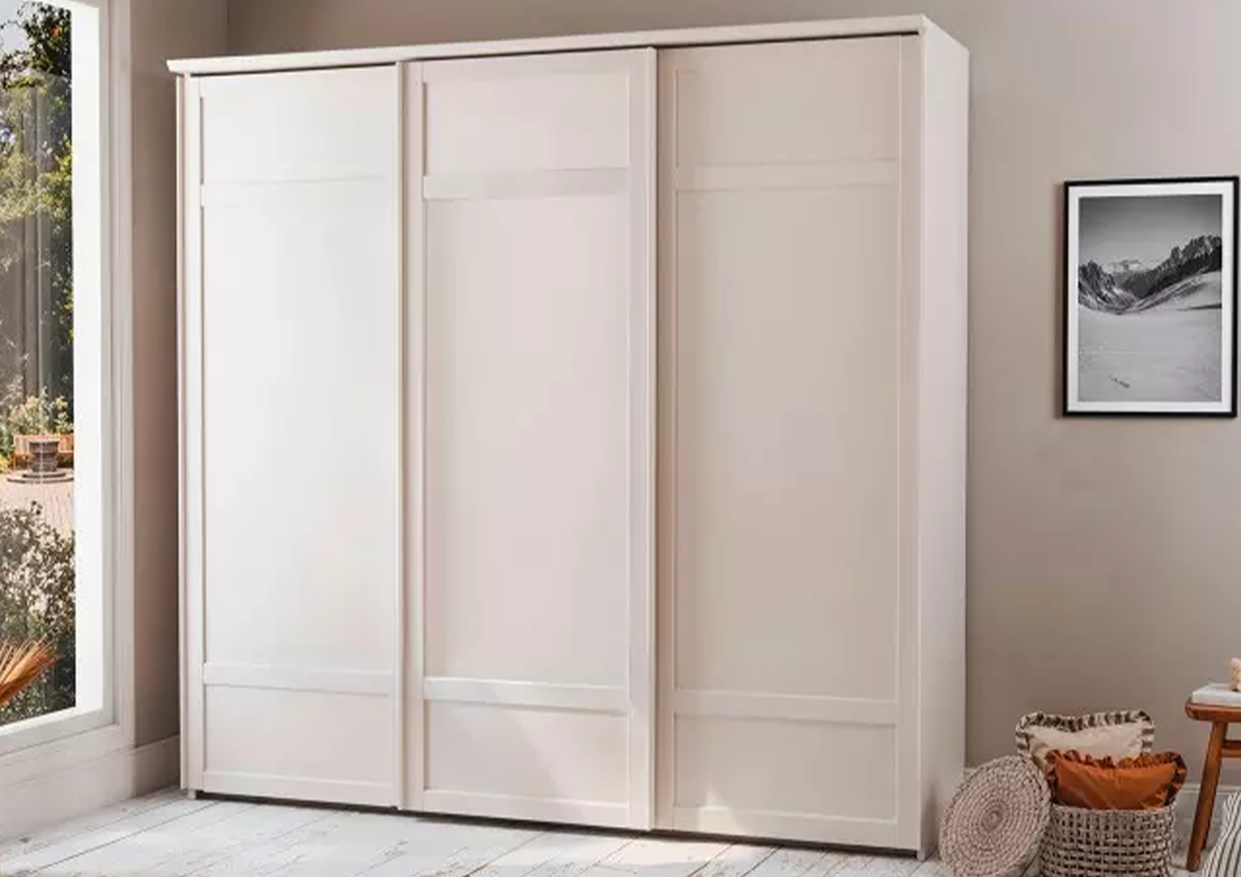 Beaumont - Armoire 3 portes coulissantes