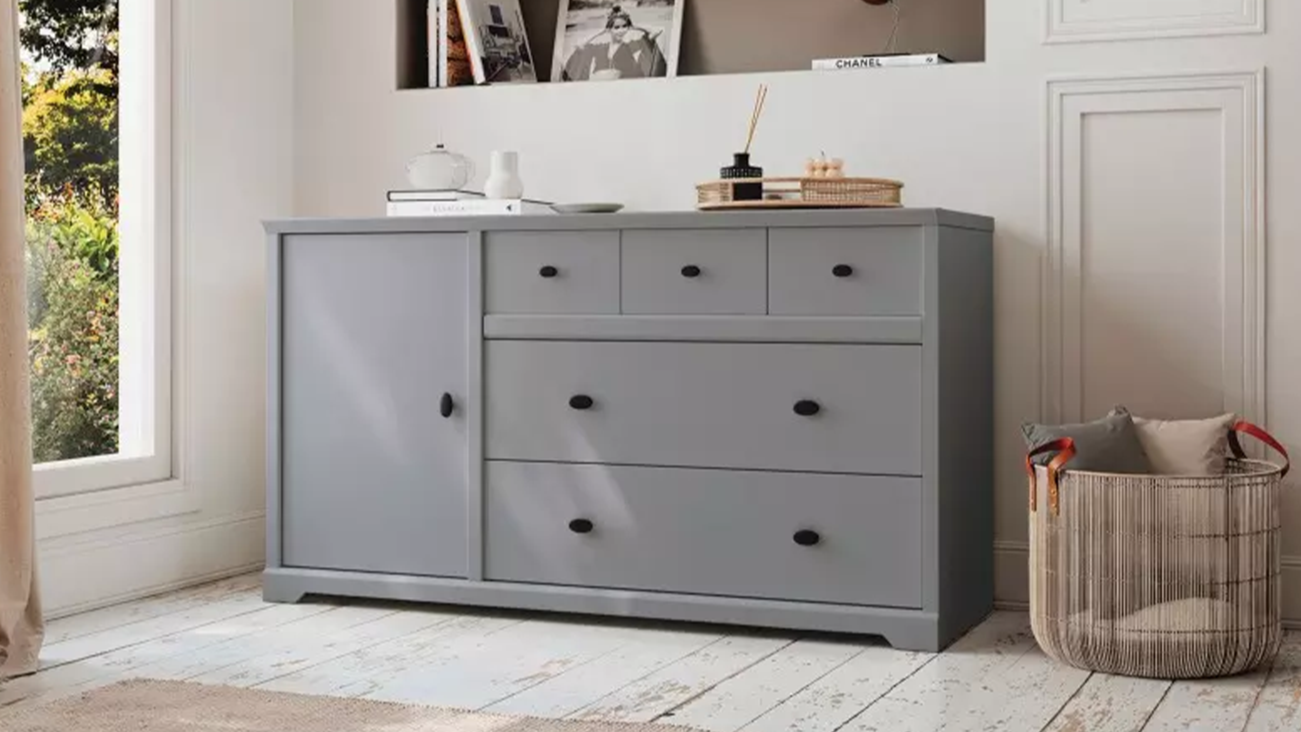Beaumont - Commode 3 tiroirs et 1 porte