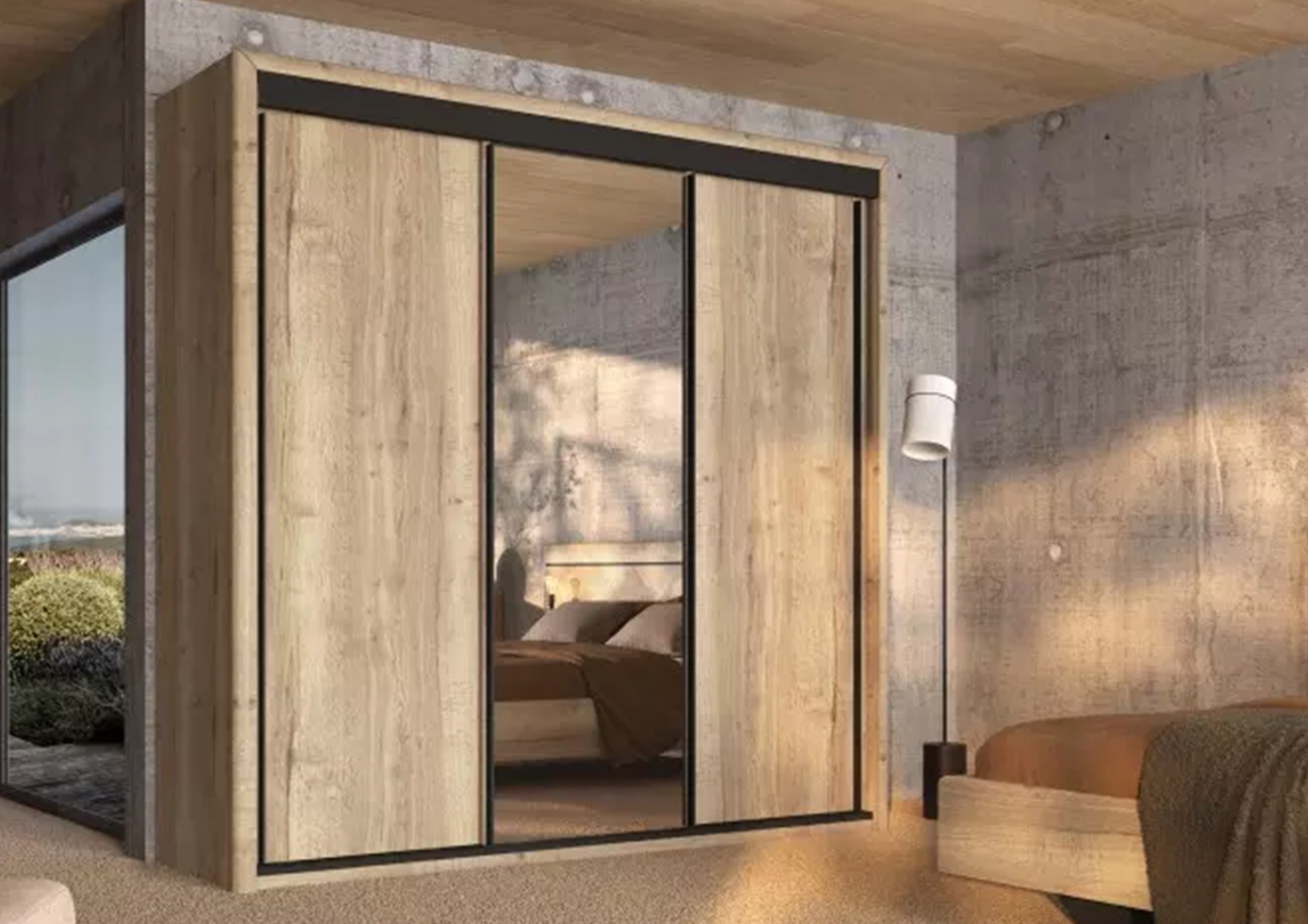 Opera - Armoire 3 portes coulissantes