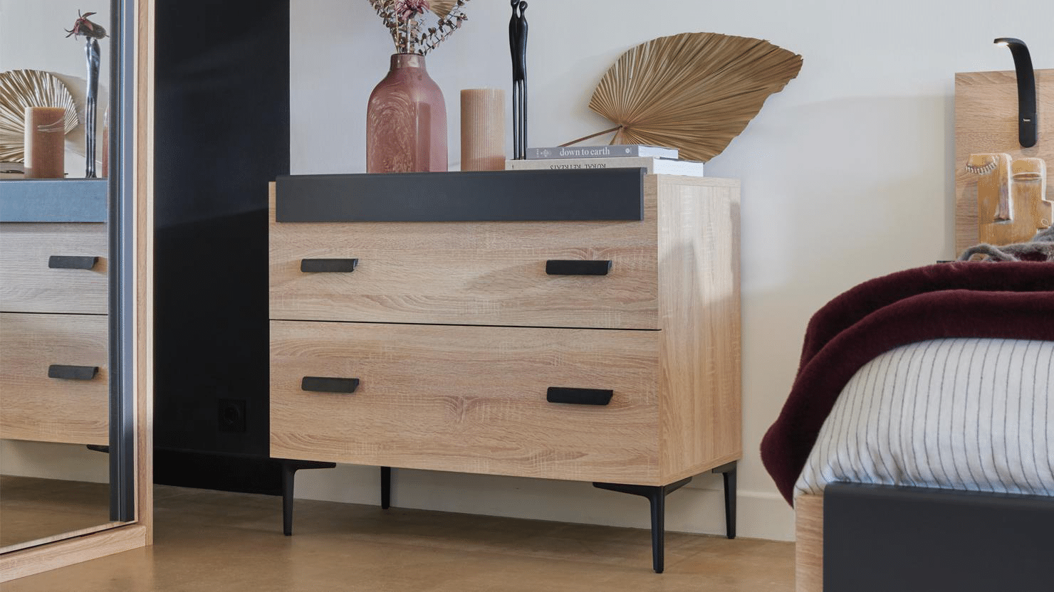 First - Commode 2 tiroirs